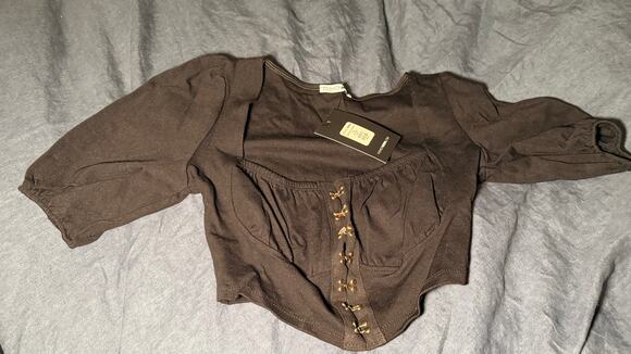 Fashion Nova Tops - NWT Fashion Nova Black Top Size Small